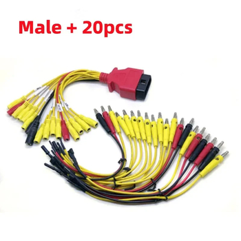 ECU jumper konektor, 16-pinski, uređaj za dijagnostiku kvarova automobila, AERMOTOR, 12–24V, 50°C