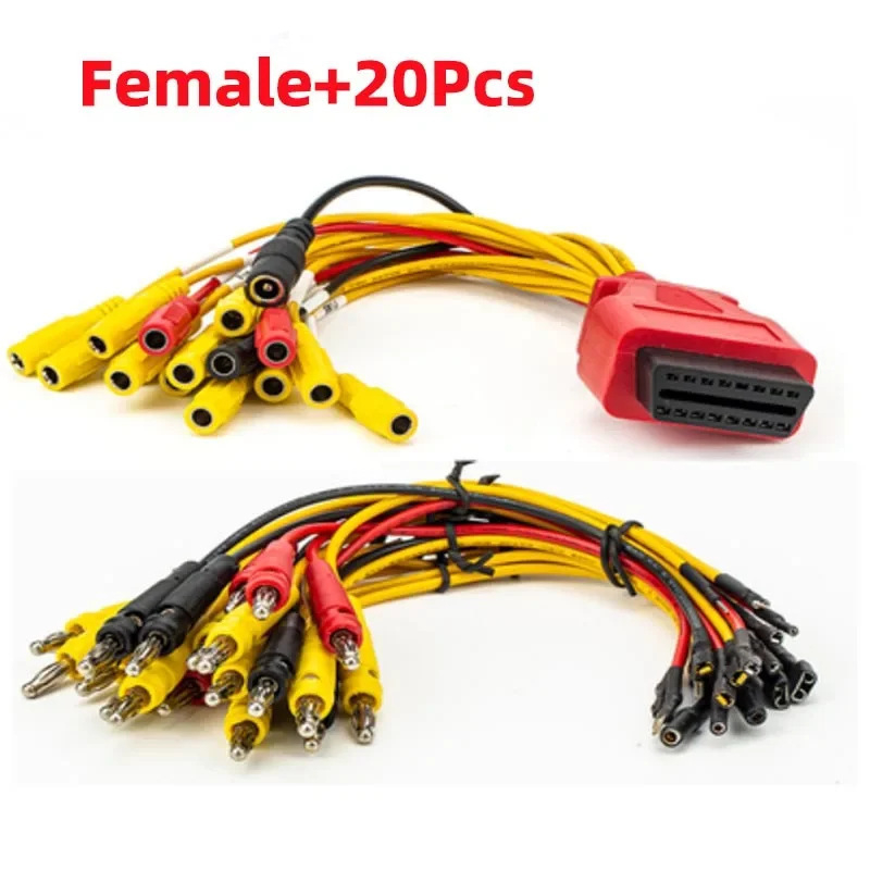 ECU jumper konektor, 16-pinski, uređaj za dijagnostiku kvarova automobila, AERMOTOR, 12–24V, 50°C