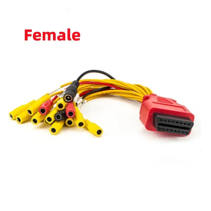 ECU jumper konektor, 16-pinski, uređaj za dijagnostiku kvarova automobila, AERMOTOR, 12–24V, 50°C