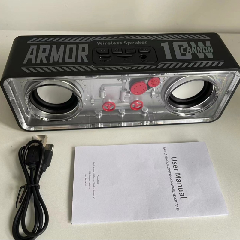 Kompakt Bluetooth hangszóró kettős meghajtóval, kiváló hangzás, Bluetooth 5.3, 5W, 20Hz-20kHz, 10m hatótávolság, IPx3