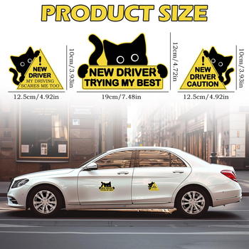 Autó lökhárító mágneses fényvisszaverő matrica, állat mintával, testre szabható