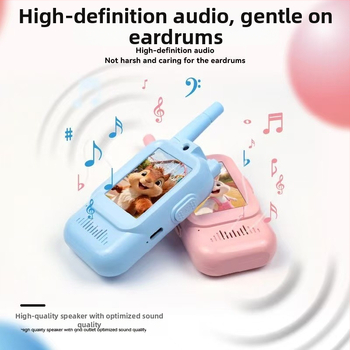Detské video walkie-talkie – dlhý dosah, bezdrôtové, Type-C nabíjanie, pre vek 7–14 rokov, 3C certifikácia 2025182202069864