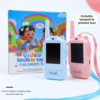 Detské video walkie-talkie – dlhý dosah, bezdrôtové, Type-C nabíjanie, pre vek 7–14 rokov, 3C certifikácia 2025182202069864