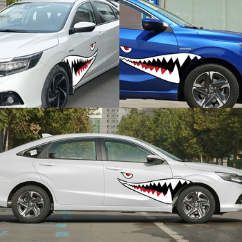 Naljepnica za karoseriju automobila u obliku ajkule – Langbeite, univerzalna kompatibilnost, instalacija ljepilom