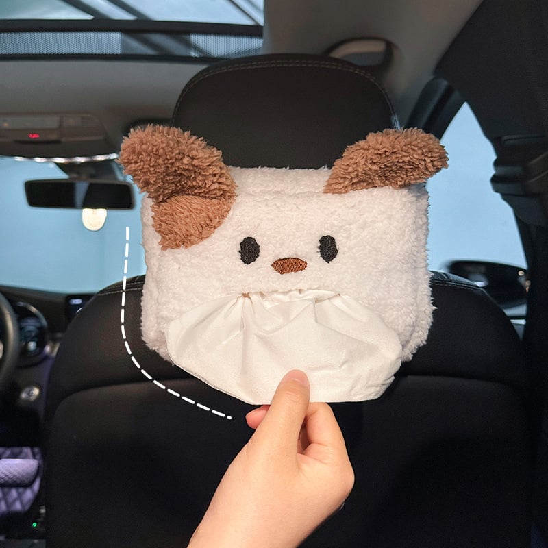 Υφασμάτινο κουτί χαρτοπετσέτων αυτοκινήτου με γλυκό καρτούν-τέρας, κρεμαστό από την πίσω πλευρά του καθίσματος, εσωτερικά αξεσουάρ (Υλικό: ύφασμα; Χρήση: αυτοκίνητο/σπίτι; Διάρκεια ζωής: 5 χρόνια; Διαθέσιμη ιδιωτική ετικέτα: Ναι)