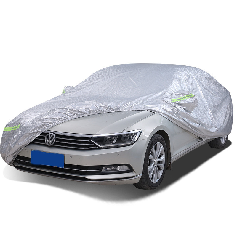 Pokrov za auto od Oxford platna s UV zaštitom, zaštita od sunčevog zračenja i kiše, toplinska izolacija, deblji sloj zaštite od prašine, potpuno pokrivanje, univerzalno za sve sezone