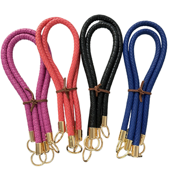 Πλεκτός δερμάτινος ιμάντας με χειρολαβή για τσάντες — PU δέρμα, μειώνει το φόρτο, αξεσουάρ αποσκευών, Άνοιξη 2025