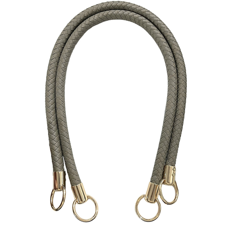 Πλεκτός δερμάτινος ιμάντας με χειρολαβή για τσάντες — PU δέρμα, μειώνει το φόρτο, αξεσουάρ αποσκευών, Άνοιξη 2025