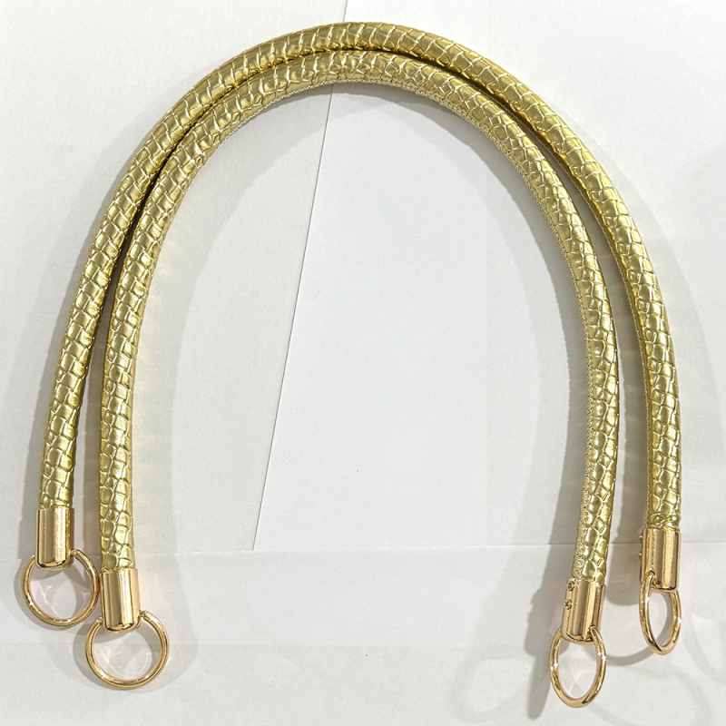 Πλεκτός δερμάτινος ιμάντας με χειρολαβή για τσάντες — PU δέρμα, μειώνει το φόρτο, αξεσουάρ αποσκευών, Άνοιξη 2025