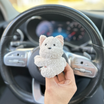 Plush klip za ploču automobila s dizajnom životinje – dekorativni dodatak, prilagodljiv, model T11704