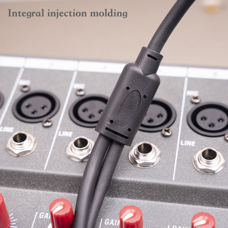 REXLIS XLR kabel 1 na 2, dvostruko oklopljen, bakreni vodnik, niklani premaz, model 2055YMMF-05
