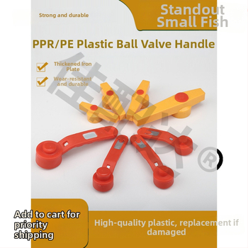 Ručka za kuglični ventil, PPR čelično jezgro, plastični prekidač, duga ručka