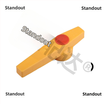 Ručka za kuglični ventil, PPR čelično jezgro, plastični prekidač, duga ručka