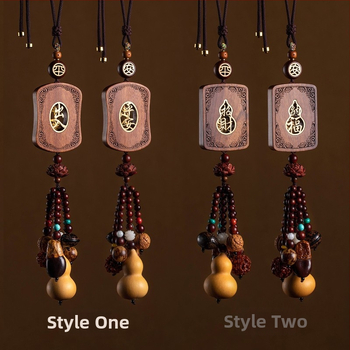 Rosewood auto visiaca ozdoba, čínsky tradičný štýl, prispôsobiteľné spracovanie, vnútorná dekorácia auta