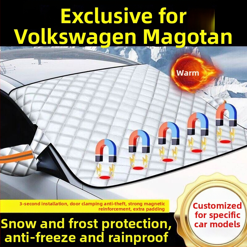 Snežno pokrivalo za prednje staklo Volkswagen Magotan, protiv smrzavanja, debeli materijal, djelomično pokrivanje