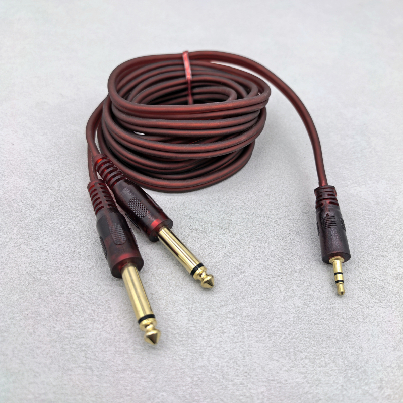 Audio adapter kabel 3,5 mm na dvostruke 6,35 mm i 6,5 mm za mikser