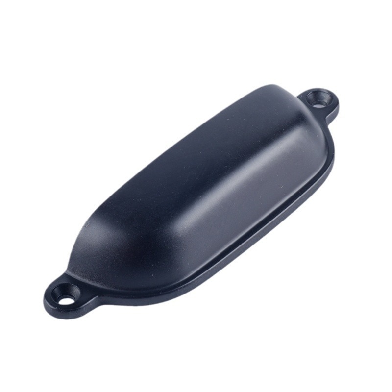 Mâner pentru dulap/sertar – design semicerc, formă scoică-urechi, aliaj de zinc, finisaj electrogalvanic lacuit bake varnish, model CH368