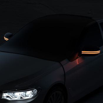 Snyeg zaštita za prednje staklo automobila od Oxford tkanine, univerzalna, ugrađena instalacija, debeli minimalistički stil, težina 0.5 kg