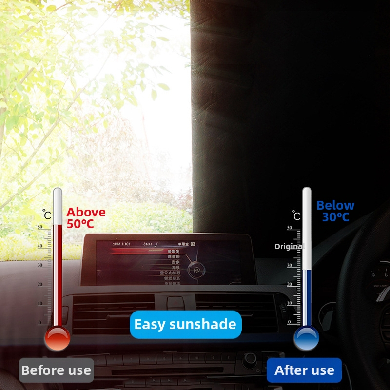 Automobilový snehový kryt z hliníkovej fólie, zosilnený štýl, inštalácia kartou, prispôsobiteľný, všeobecná kompatibilita