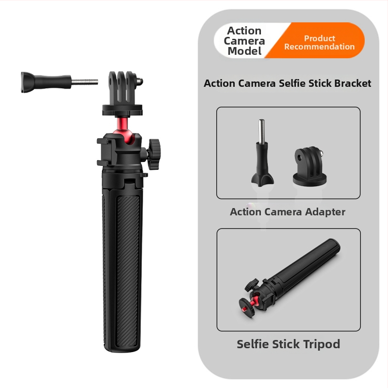 Rozťahovateľný monopod pre telefóny a kamery — univerzálny stolný statív na živé vysielanie a vlog, ABS, max nosnosť 1 kg, hmotnosť 180 g