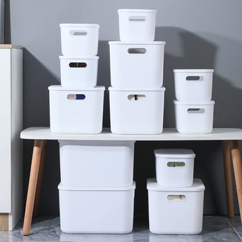 Baron Mehr plastična košara za pohranu, PP5, 12 L, zatvorenog tipa, za auto, dnevni boravak, spavaću sobu, ured, kuhinju, kupaonu