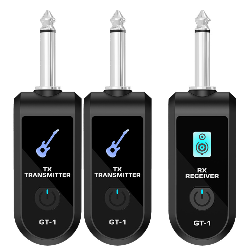 Bežični odašiljač i prijemnik za glazbene instrumente (električna gitara i duvački instrument) s Bluetooth prijenosom zvuka - KH K1-002