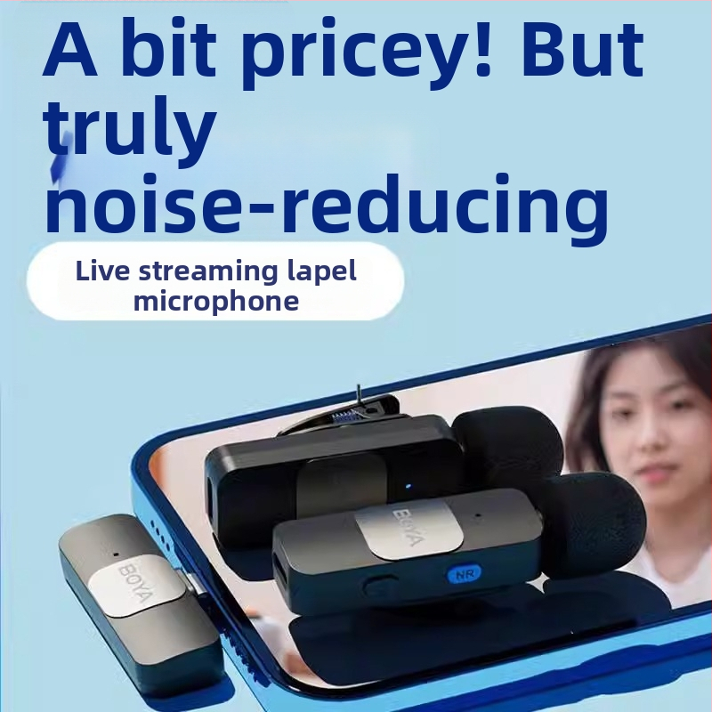 Boya BY-V10V20 Bezdrôtový lavalier mikrofón pre mobilné vysielanie