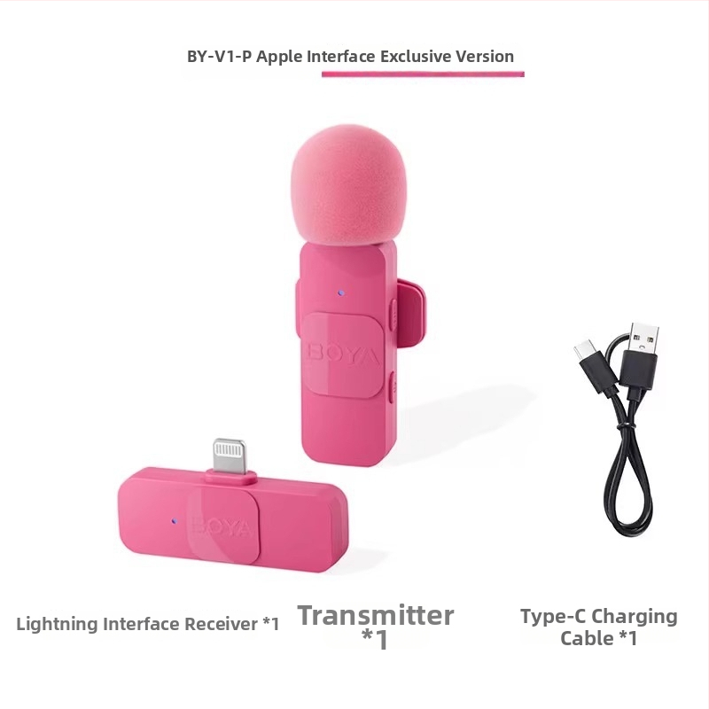Boya BY-V10V20 Bezdrôtový lavalier mikrofón pre mobilné vysielanie