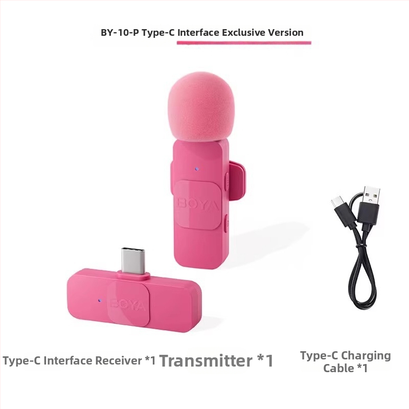 Boya BY-V10V20 Bezdrôtový lavalier mikrofón pre mobilné vysielanie