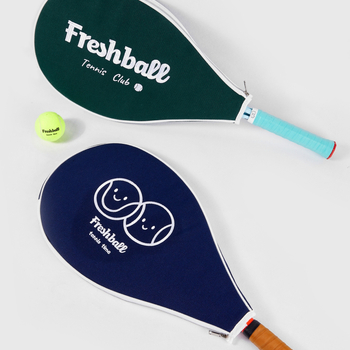 Чанта за защита на тенис ракета със мотив от копринено цвете, кръстосана презрамка за бадминтон и тенис