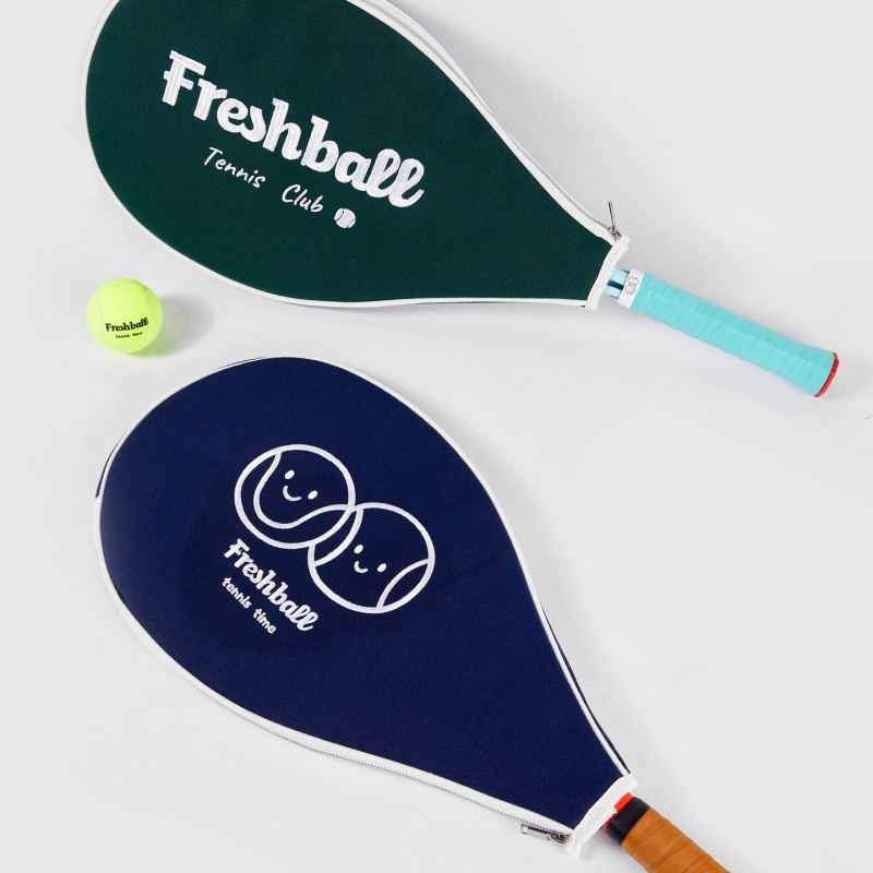 Чанта за защита на тенис ракета със мотив от копринено цвете, кръстосана презрамка за бадминтон и тенис