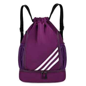 Rucsac sport cu compartiment pentru uscat și ud, capacitate mare, material nylon, foarte ușor, potrivit pentru sporturi în aer liber