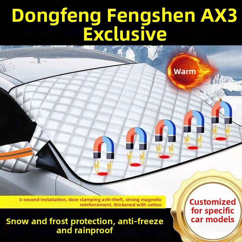 Qingyu Protecție Universală Îngroșată Telescopică pentru Parbriz