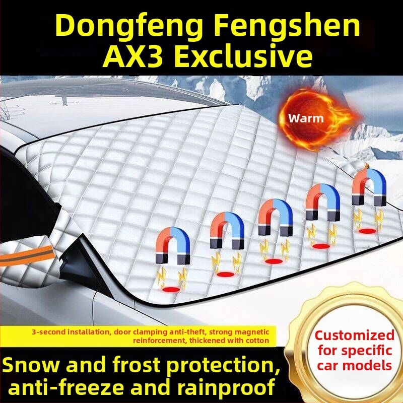 Qingyu Protecție Universală Îngroșată Telescopică pentru Parbriz