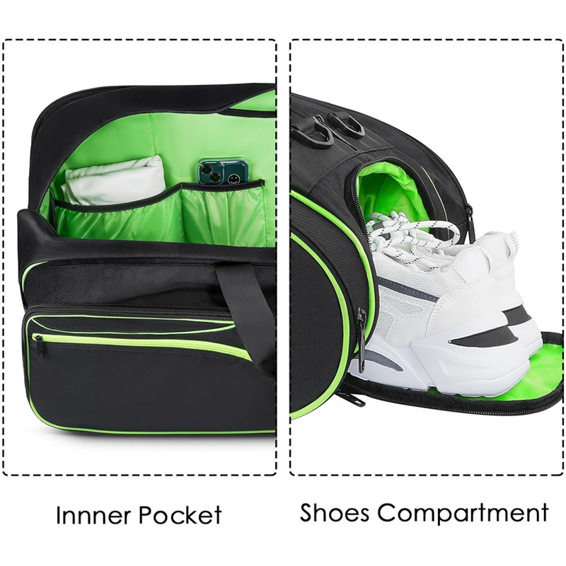 Lan Baoxiang Profesionalna tenis sportska torba, Oxford materijal, torba preko ramena, vodootporan pretinac za lopte