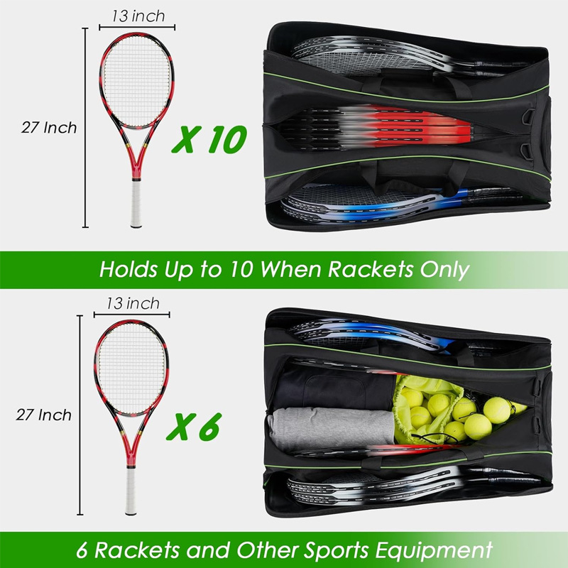 Lan Baoxiang Profesionalna tenis sportska torba, Oxford materijal, torba preko ramena, vodootporan pretinac za lopte