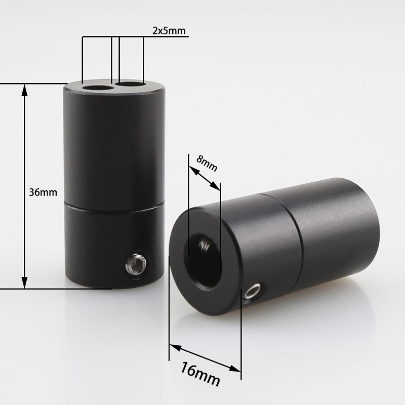 Divizor pentru cablu difuzor din aliaj de aluminiu, 1 la 2, compatibil cu modelele Y523/Y624/Y825/Y926
