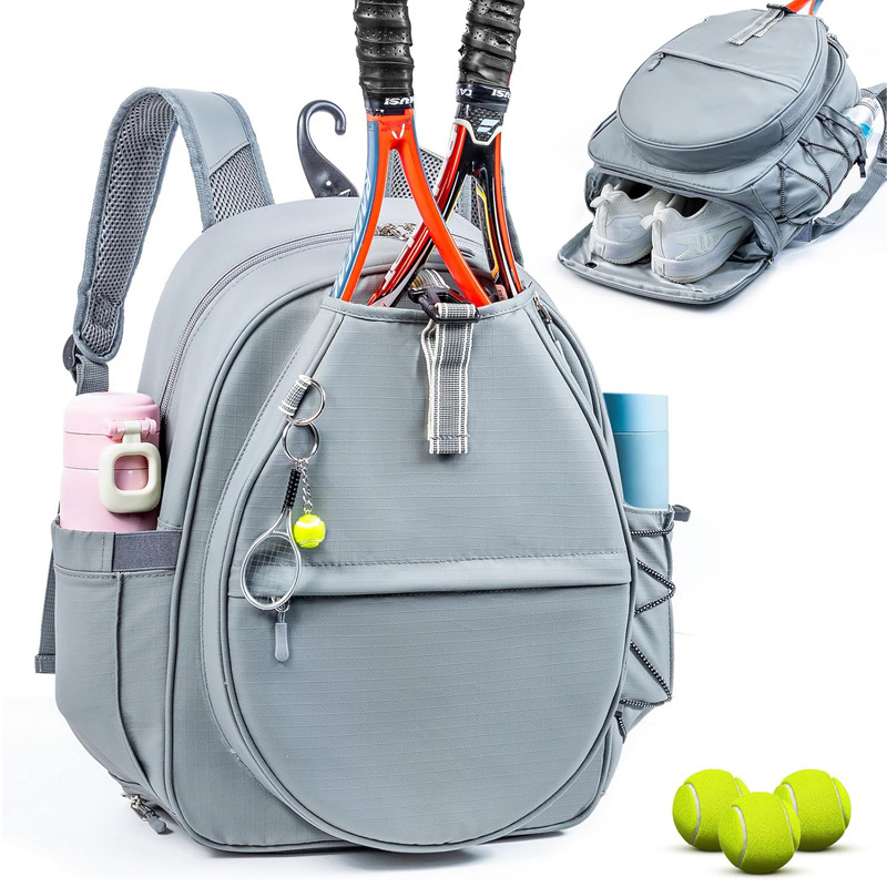 Casual sports backpack za dvije reketa, vodootporan Oxford materijal, model B25100, unisex, pogodna za badminton, tenis i pickleball
