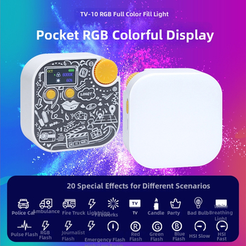 Prenosné svetlo na fotografovanie (6W, 5V, nastaviteľná jas, samostatné napájanie)