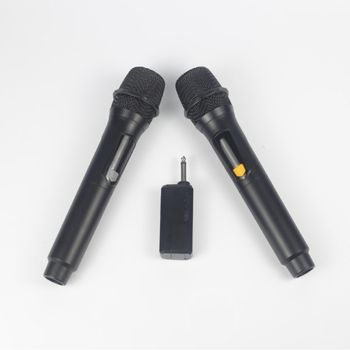 Microfon dinamic portabil JY-SX24G – 2 canale, 20 Hz–20 kHz, SNR ≥85 dB, autonomie baterie >12h