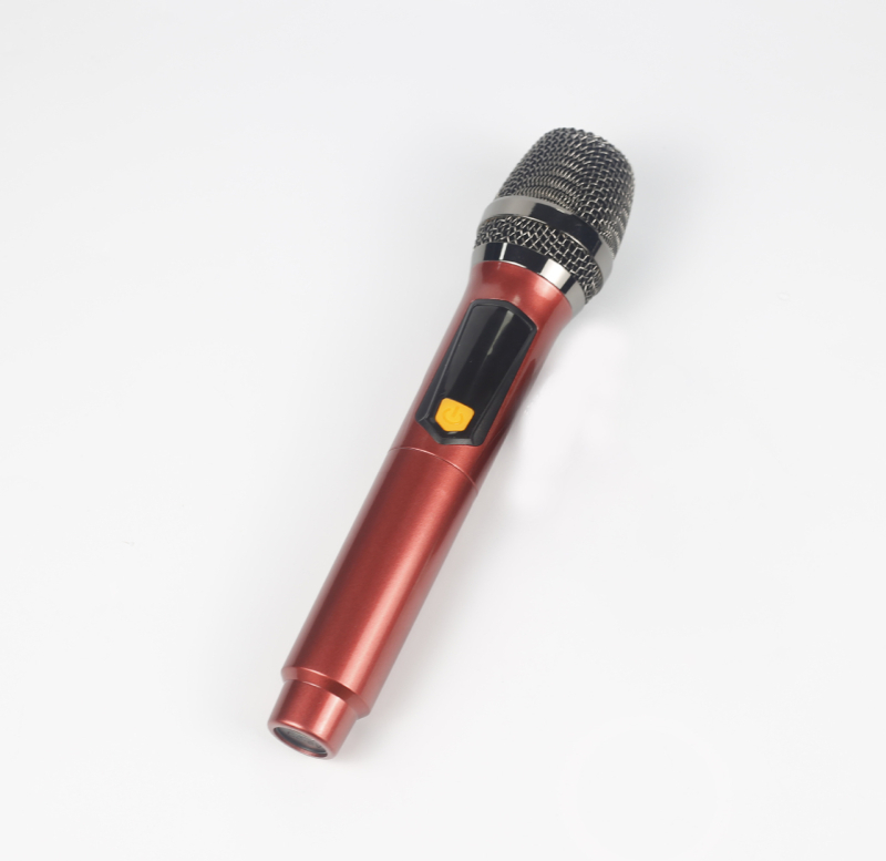 Microfon dinamic portabil JY-SX24G – 2 canale, 20 Hz–20 kHz, SNR ≥85 dB, autonomie baterie >12h