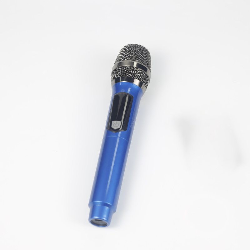 Microfon dinamic portabil JY-SX24G – 2 canale, 20 Hz–20 kHz, SNR ≥85 dB, autonomie baterie >12h