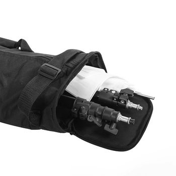 MK nylonová taška na fotografické vybavenie pre svetelné stojany, mäkké svetelné dážniky a pozadia stojany, s posilnenou rukoväťou