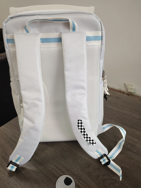 Tennis Boy emlékkiadású tollaslabda hátizsák külön cipőrekesszel, 20–35 L kapacitás, PU anyag, vízálló, uniszex