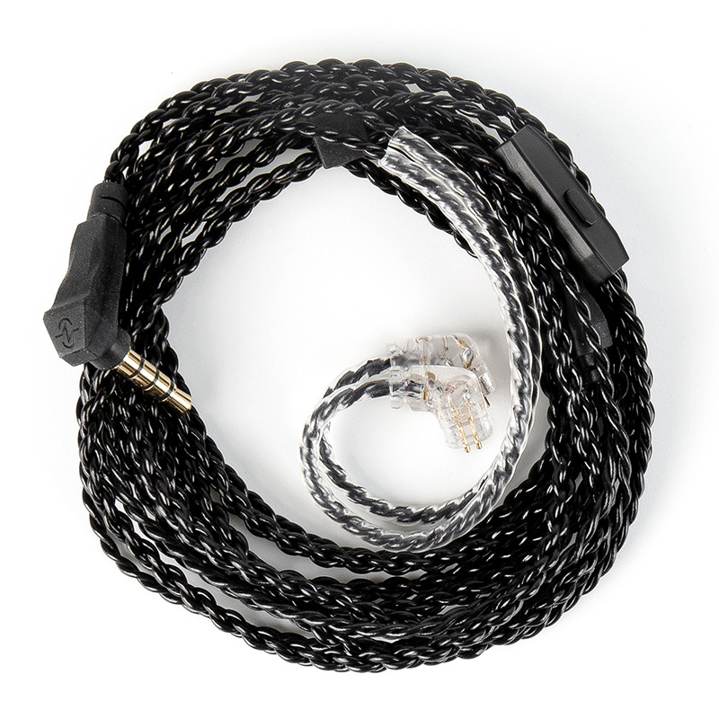 Ccz C01 audio kabel – 3,5 mm QDC TFZ priključak, vodič s postriebrenim premazom, postriebreni kabel, model C01