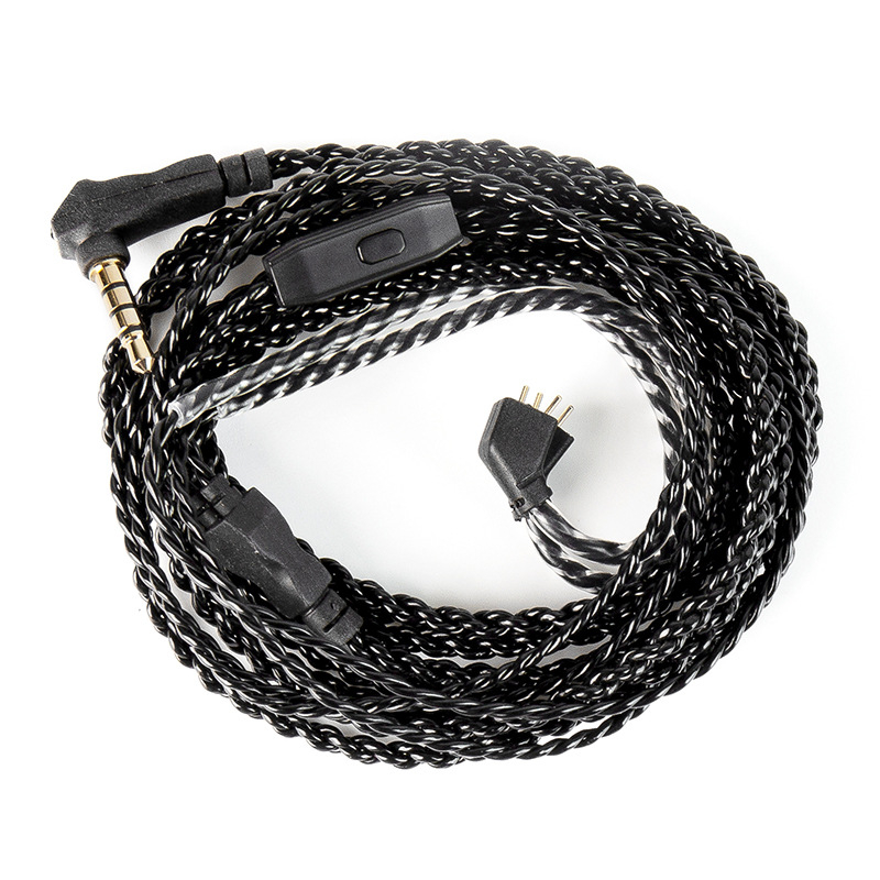 Ccz C01 audio kabel – 3,5 mm QDC TFZ priključak, vodič s postriebrenim premazom, postriebreni kabel, model C01