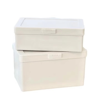 Desktop kutija za pohranu s poklopcem - FG-600, PP plastika, zatvorena i može se slagati