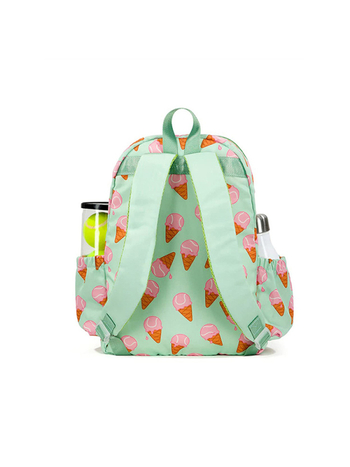 Teniski ruksak - unisex, lagan, Oxford platno, remeni s jastukom zraka, voćni uzorak