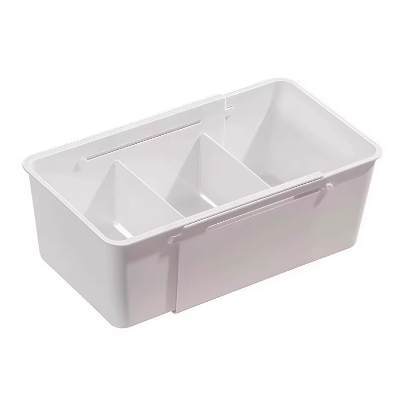 Kutija za ladicu za pohranu s pregradama, podesiva, PP materijal, 5 L kapacitet