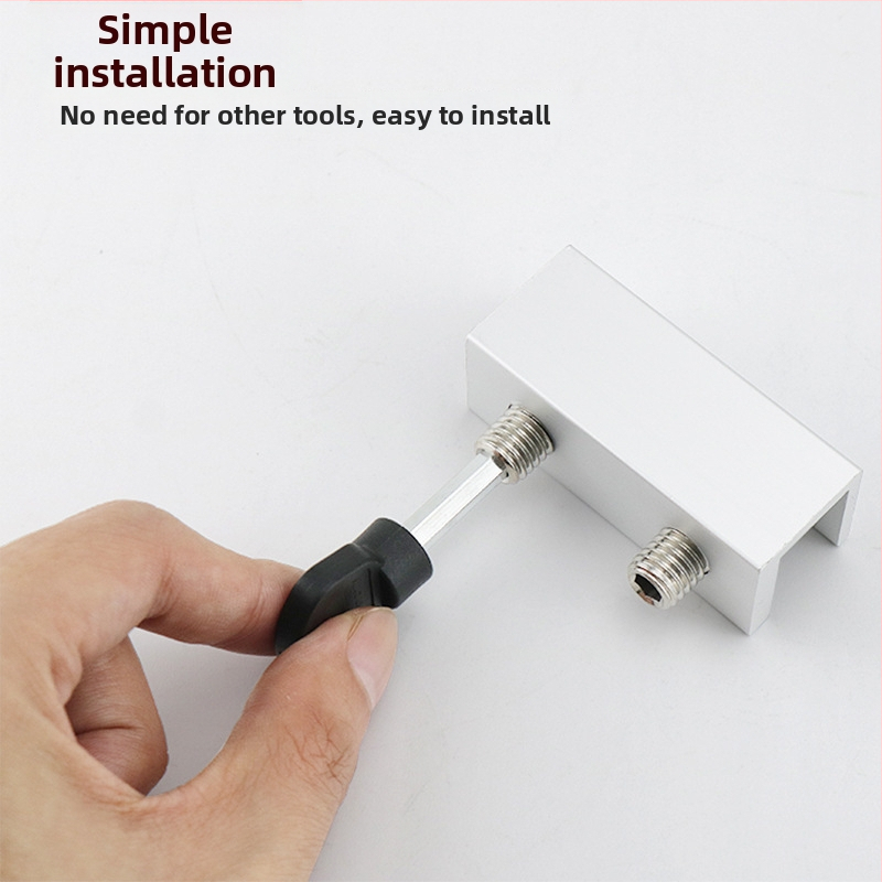 Zámok na okno z hliníkovej zliatiny, pre posuvné okná, s detským zámkom a ochranou proti krádeži